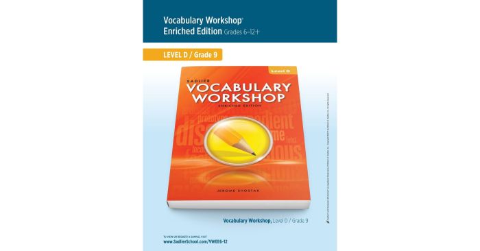 Vocab book level d answers