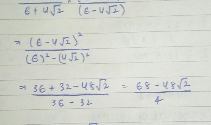 Which expression is equivalent to 4 sqrt 6/3 sqrt 2